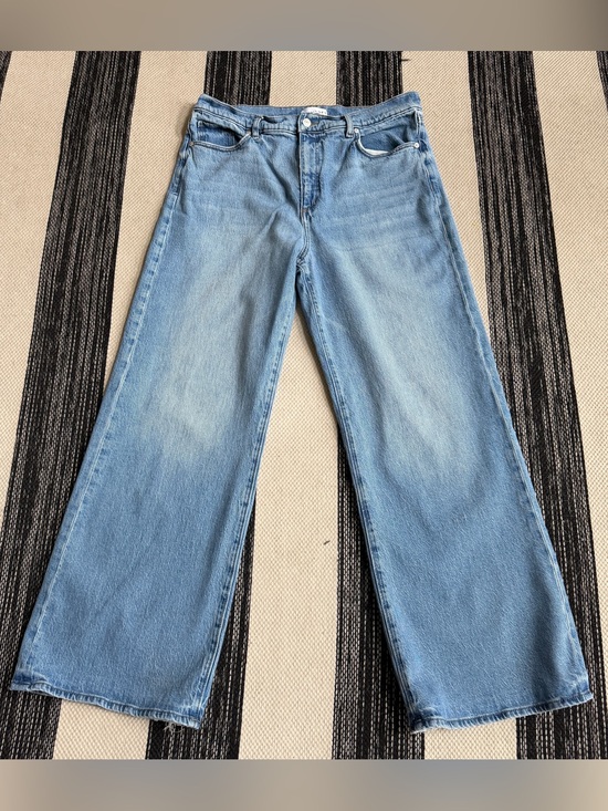 LOFT Denim - LOFT Women's The Wide Leg Light Blue Jeans Size 31/12